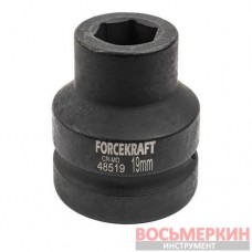 Головка ударная 1 19 мм 6 гранная FK-48519 ForceKraft