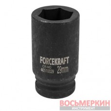 Головка ударная глубокая 3/4 29 мм 6 гранная FK-46510029 ForceKraft