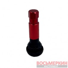 Вентиль легковой TR-414С хром красный посадка 11,3 мм длина 49 мм
