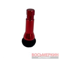 Вентиль легковой TR-414С хром красный посадка 11,3 мм длина 49 мм