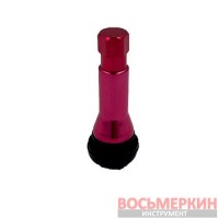 Вентиль легковой TR-414С хром красный посадка 11,3 мм длина 49 мм