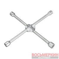 Ключ баллонный крестовой укрепленный 16 x 406 мм 17, 19, 21, 22 мм HT-1597 Intertool