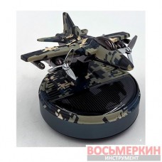 Освежитель воздуха на торпеду авто Истребитель пиксель на солнечных батареях