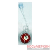 Подвеска в авто Бильярдный шар в сетке на присоске цвет в ассортименте