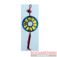 Подвеска в авто с иконами круглая