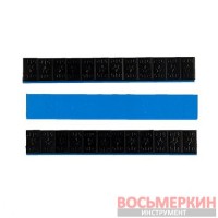 Груз клеящийся черный низкий голубая лента 12х5г 60 гр металл с лайнером Польша