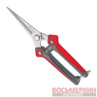 Секатор для винограда 200 мм INOX двухкомпонентная рукоятка FT-1015 Intertool