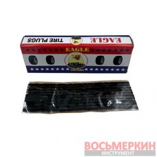 Шнур черный тонкий 3х200 мм Eagle Tire Plugs 10 шт/пластина цена за 1 шнур
