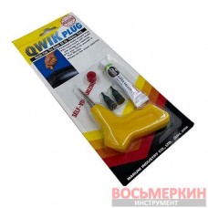 Набор саморезов для ремонта шин Qwik Plug, инструмент, клей Maruni