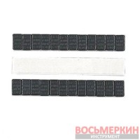 Груз клеящийся низкий белая лента и основа 12х5 г 60 гр металл крашеный выступающая лента Tiptop Германия
