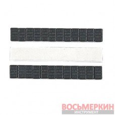 Груз клеящийся низкий белая лента и основа 12х5 г 60 гр металл крашеный выступающая лента Tiptop Германия