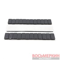 Груз клеящийся низкий белая лента и основа 12х5 г 60 гр металл крашеный выступающая лента Tiptop Германия