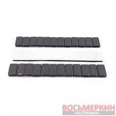 Груз клеящийся низкий белая лента и основа 12х5 г 60 гр металл крашеный выступающая лента Tiptop Германия