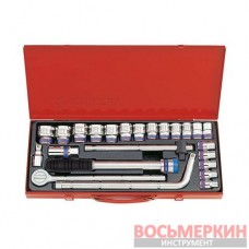 Набор головок 1/2 24 ед. 12-ти гранн. 4024MR King Tony