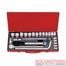 Набор головок 1/2 24 ед. 12-ти гранн. дюйм 4024SR King Tony