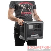 Станция зарядная портативная 1.8 кВт 1024 Втч LiFeP04 беспроводная зарядка съемный повербанк STORM WT-7011 Intertool