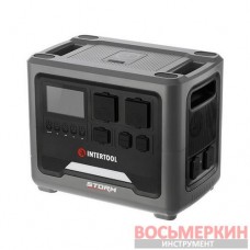 Станция зарядная портативная 1.8 кВт 1536 Втч LiFeP04 беспроводная зарядка съемный повербанк STORM WT-7012 Intertool