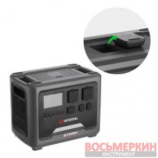 Станция зарядная портативная 1.8 кВт 1536 Втч LiFeP04 беспроводная зарядка съемный повербанк STORM WT-7012 Intertool