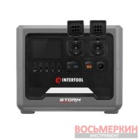 Станция зарядная портативная 1.8 кВт 1536 Втч LiFeP04 беспроводная зарядка съемный повербанк STORM WT-7012 Intertool