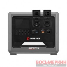 Станция зарядная портативная 1.8 кВт 1536 Втч LiFeP04 беспроводная зарядка съемный повербанк STORM WT-7012 Intertool