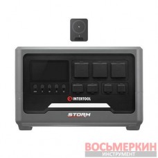 Станция зарядная портативная 2.4 кВт 2048 Втч LiFeP04 беспроводная зарядка съемный повербанк STORM WT-7013 Intertool