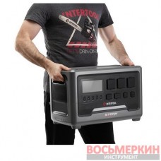 Станция зарядная портативная 2.4 кВт 2048 Втч LiFeP04 беспроводная зарядка съемный повербанк STORM WT-7013 Intertool