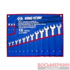 Набор комбинированных ключей от 6 мм до 32 мм чехол 15 предметов 1215MRN02 King Tony