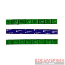 Груз Hofmann клеящийся зеленый 8x5г свинец высота 4мм Германия type 706