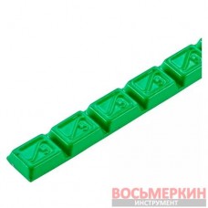 Груз Hofmann клеящийся зеленый 8x5г свинец высота 4мм Германия type 706