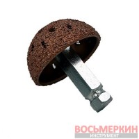 Шероховальная полусфера 40х20 мм зернистость 60 ед с адаптером SSS-1010 НОРМ