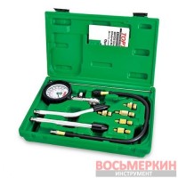 Компрессометр бензиновый со сменными наконечниками 9 единиц JGAI0906 Toptul