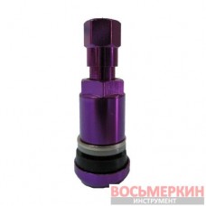 Вентиль легковой разборной фиолетовый плоский низ (колпачок со смайликом мишелинчик)