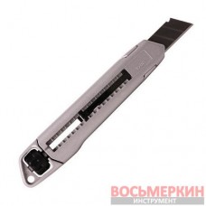 Нож сегментный 18мм металлический усиленный с винтовой фиксацией HT-0512 Intertool