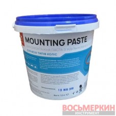 Монтажная паста 1 кг синяя гелевая с герметиком Украина