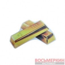 Наклейка Золотые слитки 15 х 11см