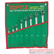 Набор накидных ключей от 6 мм до 22 мм угол 45° 8 единиц GAAA0807 Toptul