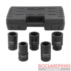 Набор ударных головок глубоких 1 12-гранные 5 предметов FK-8051-9MPB ForceKraft