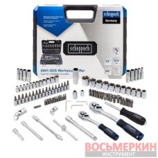 Набор инструментов 94 предмета 1/4 3/8 SCH-4941-5DS Scheppach