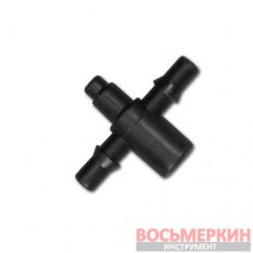 Двойник на адаптер для эмитеров и крапельниц под трубку 4мм DSK-5133L Bradas