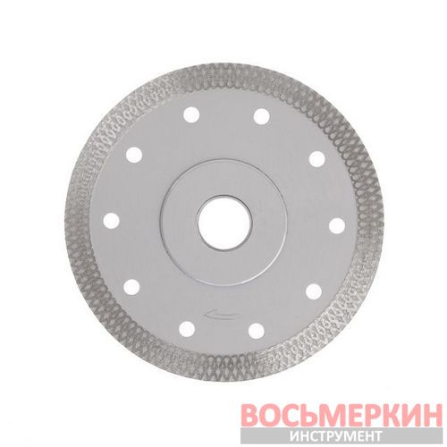 Диск отрезной алмазный со сплошной кромкой 125 мм по керамограниту CT-3102 Intertool Диск отрезной алмазный со сплошной кромкой 125 мм по керамограниту CT-3102 Intertool