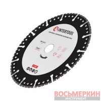 Диск алмазный универсальный сегментный 180х22.2 на угловую шлифмашину CT-1011 Intertool