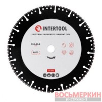 Диск алмазный универсальный сегментный 230х22.2 на угловую шлифмашину CT-1012 Intertool