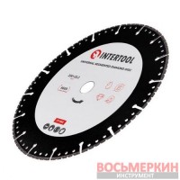 Диск алмазный универсальный сегментный 230х22.2 на угловую шлифмашину CT-1012 Intertool