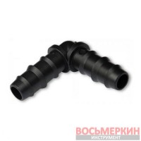 Соединитель-колено для трубки 25мм DSWA02-25L Bradas