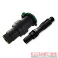 Клапан садовый РВ 3/4 Соединитель РН 3/4 DSA-4834GW/34GZ Bradas