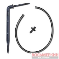 Комплект - капельница прикорневая угловая отрез трубки 50см адаптер 4 мм DSK-2112L Bradas