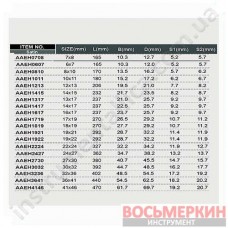 Ключ накидной (угол 45°) 36х41мм AAEH3641 TOPTUL