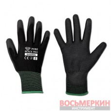 Перчатки защитные Pure Black Pro полиуретан размер 9 RWPBCP9 Bradas