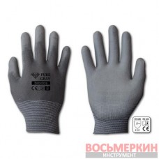 Перчатки защитные Pure Gray полиуретан размер 10 блистер RWPGY10 Bradas