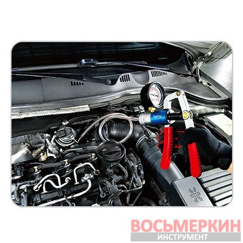 Набор универсальный диагностический для проверки вакуума и давления JGAI0706 Toptul Набор универсальный диагностический для проверки вакуума и давления JGAI0706 Toptul